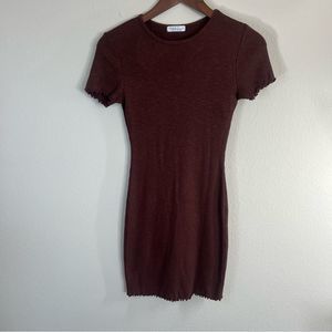 Haley & June Women’s Brown body con dress size Medium